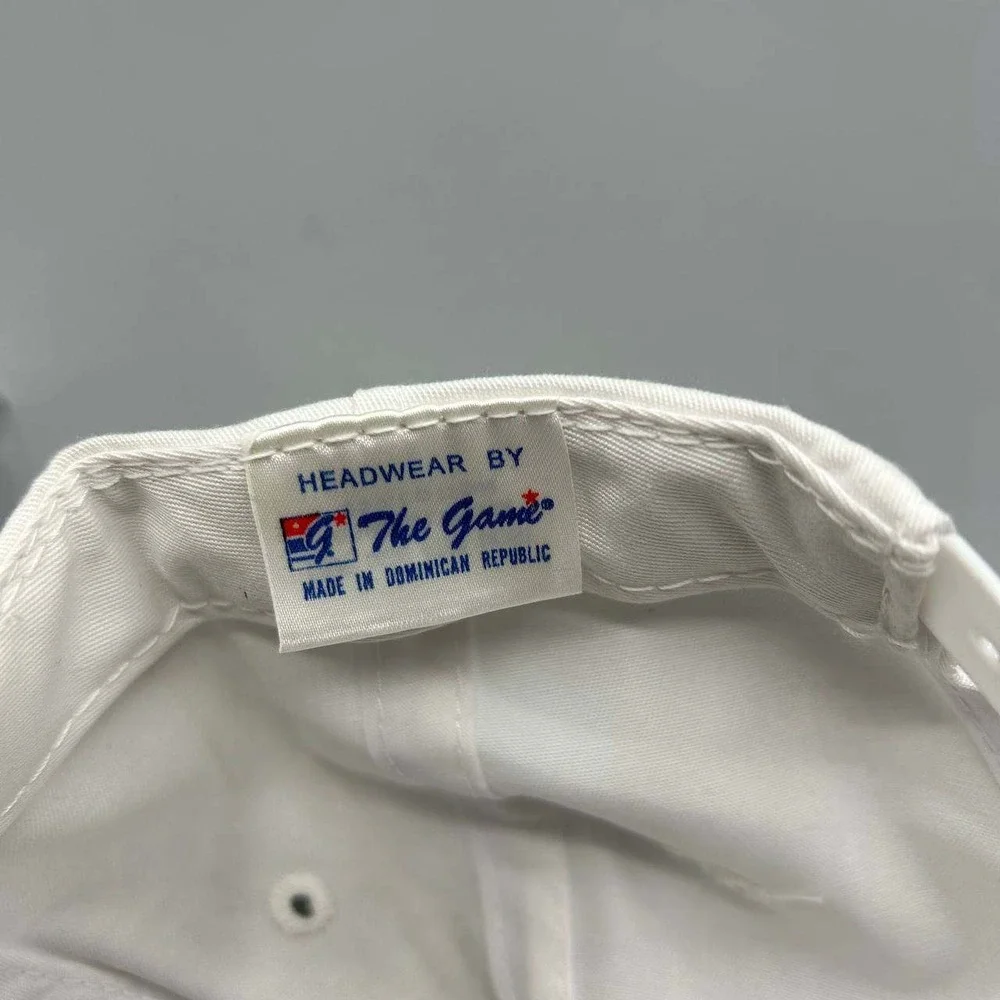 Vintage University of Hanover Peckers Hat Men‎ White The Game Snap Back Cap New